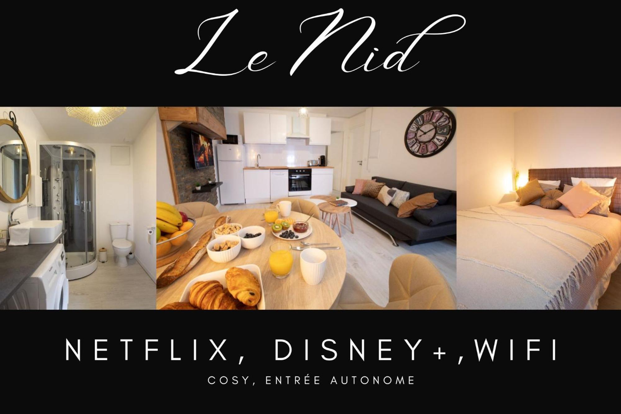 Le Nid 3 Etoiles Wifi, Netflix, Disney, Coeur De Bastide Вільфранш-де-Руерг Екстер'єр фото